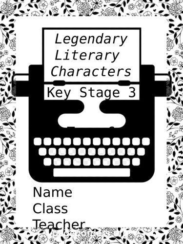 Literary Character Booklet