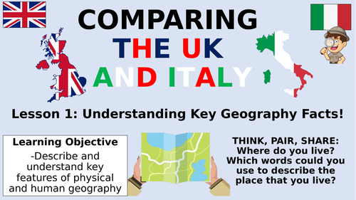 Comparing the UK and Italy - Key Physical and Human Geography Facts!