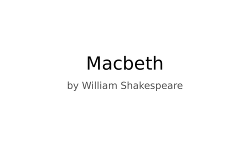 Macbeth