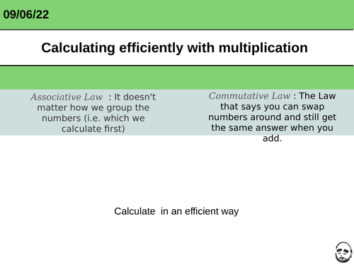 Calculating efficiently with multiplication