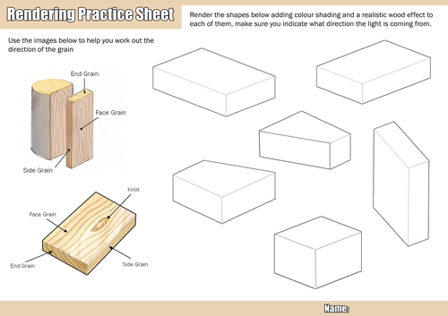 Wood Rendering Practice