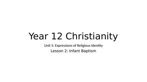 Infant Baptism