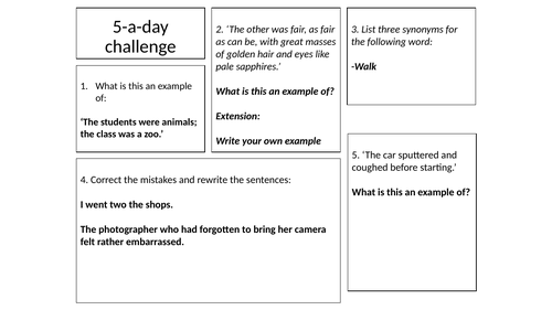 Creative Writing: A Midsummer Night's Dream