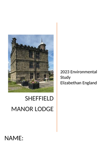 Sheffield Manor Lodge Workbook