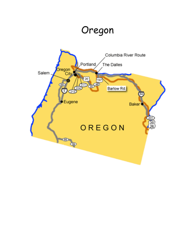 Oregon Geography