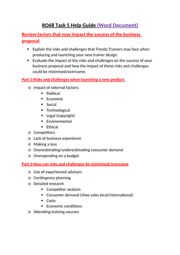 CAMNAT Enterprise and Marketing RO68 Help Guide Task 5