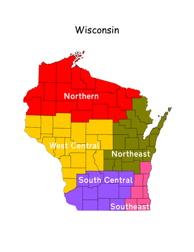 Wisconsin Geography