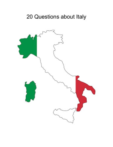 20 Questions about Italy