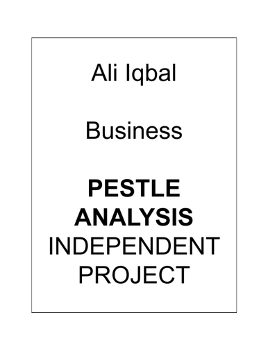 PESTLE Analysis Example - Apple & Volkswagen
