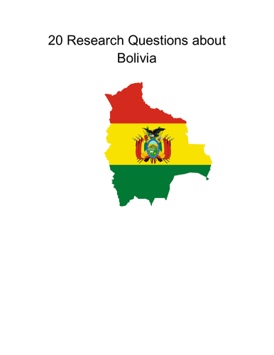 20 Research Questions about Bolivia