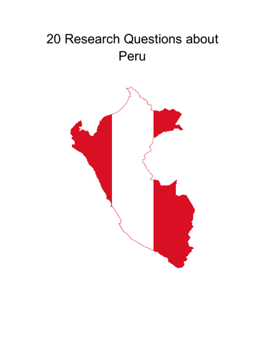 20 Research Questions about Peru