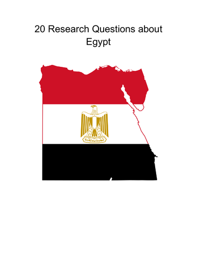 20 Research Questions about Egypt