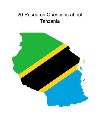 20 Research Questions about Tanzania
