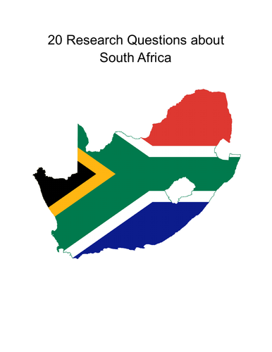20 Research Questions about South Africa