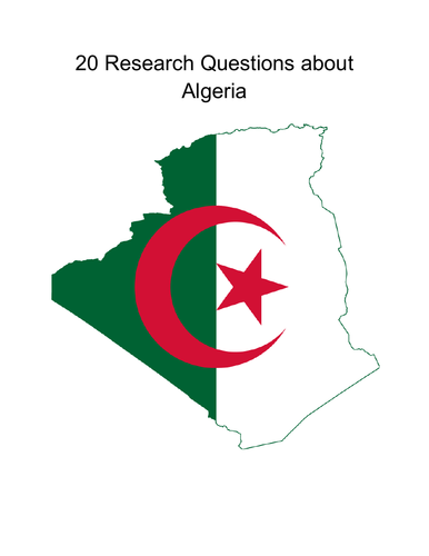 20 Research Questions about Algeria