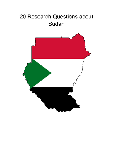 20 Research Questions about Sudan