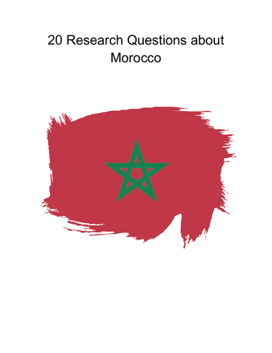 20 Research Questions about Morocco