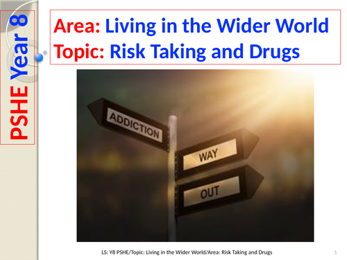 Risk Taking and Drugs - PSHE - Year 8