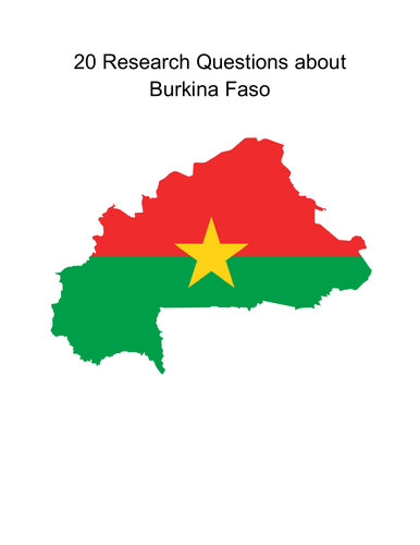 20 Research Questions about Burkina Faso
