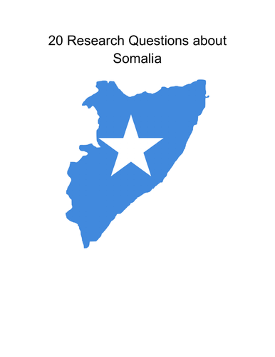 20 Research Questions about Somalia