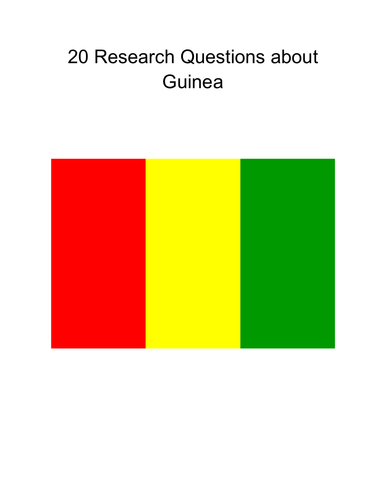 20 Research Questions about Guinea