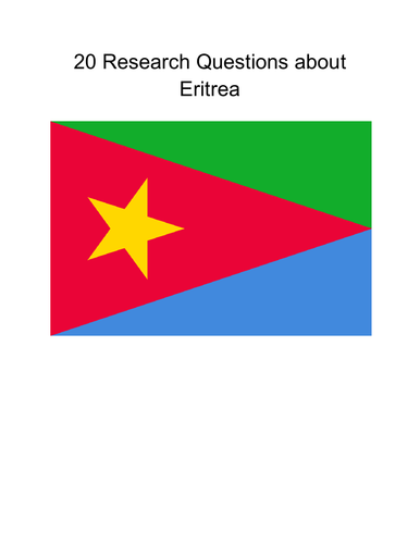 20 Research Questions about Eritrea