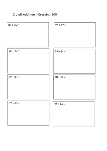 Expanded addition method Year 2 Practice