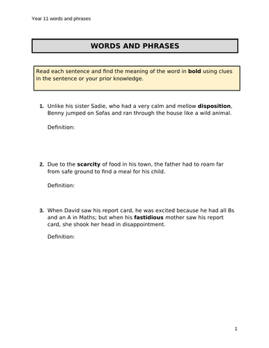 Ks4 English Worksheets Free Printable