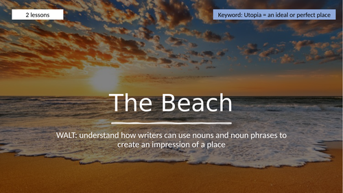 The Beach - Noun Phrases and Setting