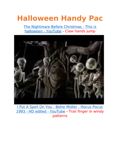 Halloween Handy Pac