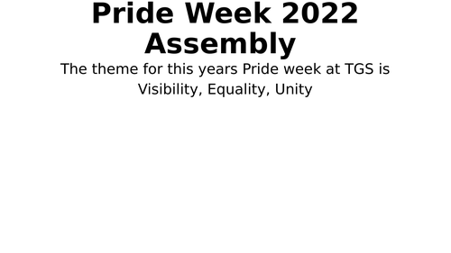Pride month resources