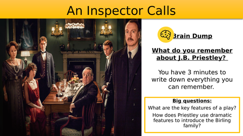 An Inspector Calls: Staging and Stage Directions