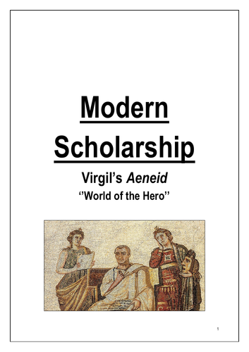 Virgil's Aeneid: Modern Scholarship (OCR A-Level Classical Civilisations)