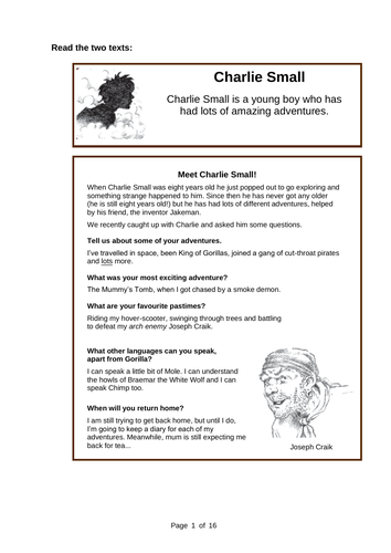 KS2 Reading Comprehension Practise SATs Questions