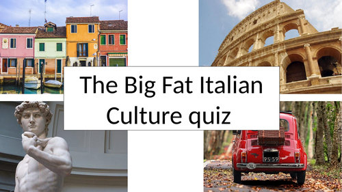 The Big Fat Italian Culture quiz