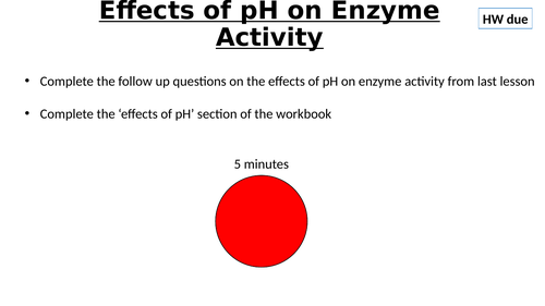 A-Level AQA Biology - RP 1 - Enzyme Activity