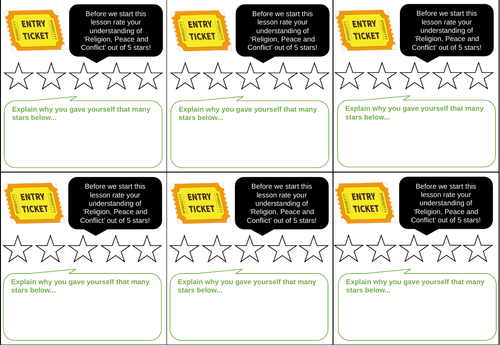 GCSE AQA Theme D Revision Quiz - Religion, Peace and Conflict