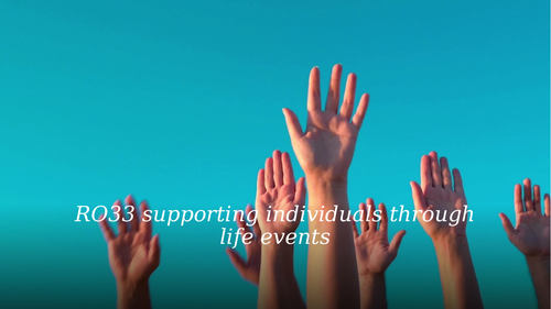 RO33 Health and Social Care Cambridge National 2022