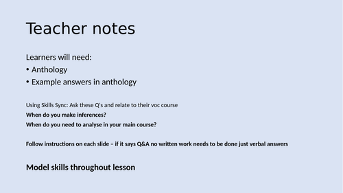 AQA Q.1+2 - They both die at the end