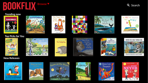 Bookflix interactive PowerPoint for ks1