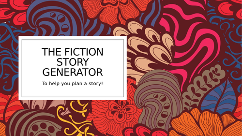 Fiction story generator