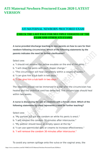 ati-maternal-newborn-proctored-exam-2020-latest-version-teaching