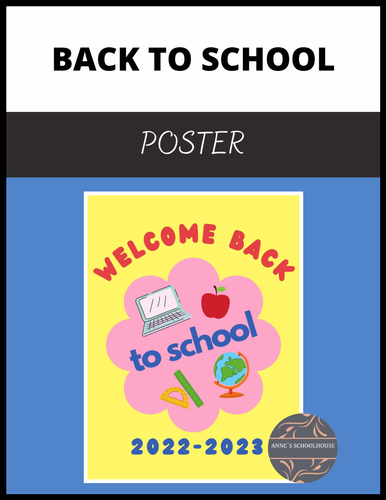Back to School Poster 2022-23
