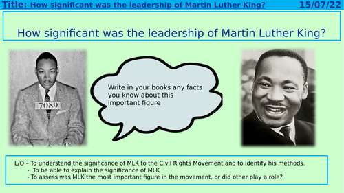 How significant was Martin Luther King