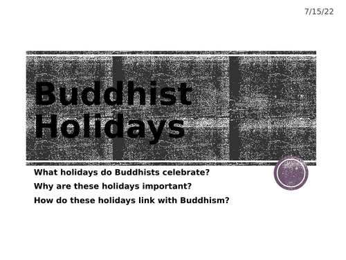 Buddhist holidays