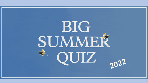 Big Summer Quiz 2022