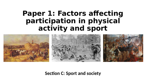 AQA A level PE Emergence of the globalisation of sport in the 21st Century