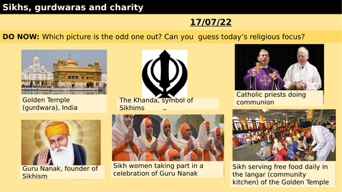 Sikhs, gurdwaras and charity