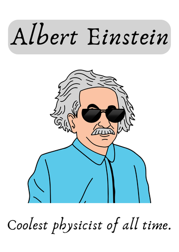 Albert Einstein poster
