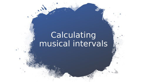 Chord Intervals Ppt and worksheet